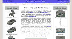 Desktop Screenshot of 3dcadbrowser.com